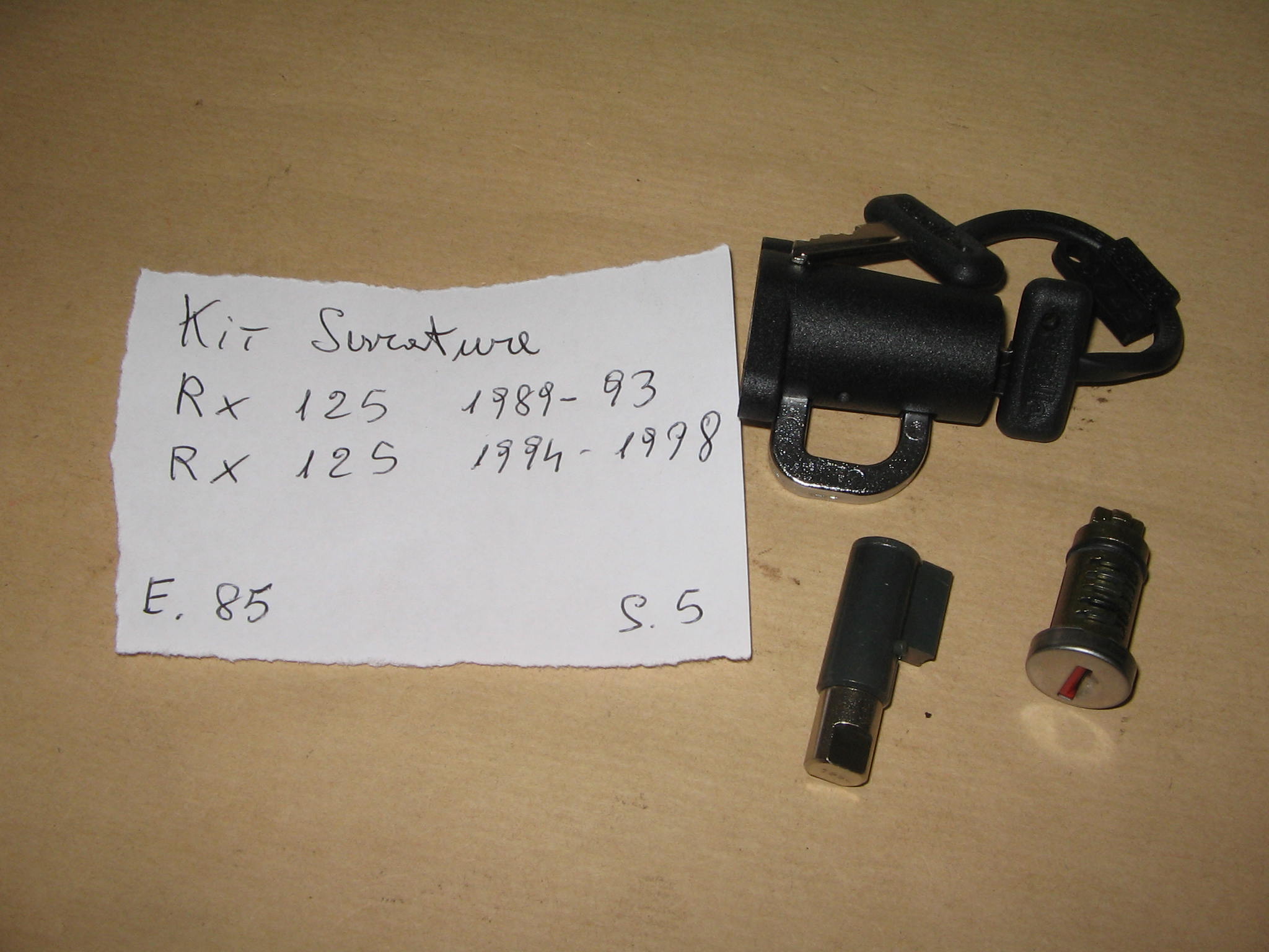 KIT SERRATURA APRILIA RX 125 N. 22039